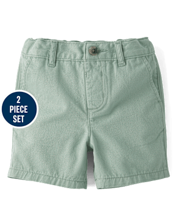 Baby And Toddler Boys Gingham 2-Piece Outfit Set