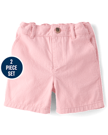 Baby And Toddler Boys Gingham 2-Piece Outfit Set