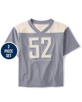 Kids Quick Dry Print Mesh 2-Piece Outfit Set