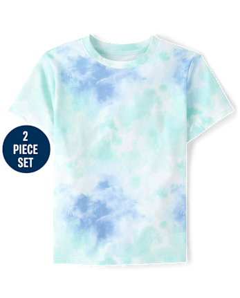 Boys Tie Dye 2-Piece Outfit Set