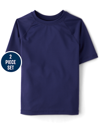 Boys Shark Rashguard Swimsuit