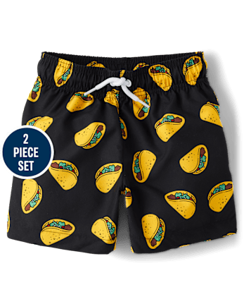 Boys Taco Rashguard Swimsuit