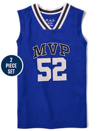 Kids Quick Dry MVP Varsity Mesh 2-Piece Outfit Set