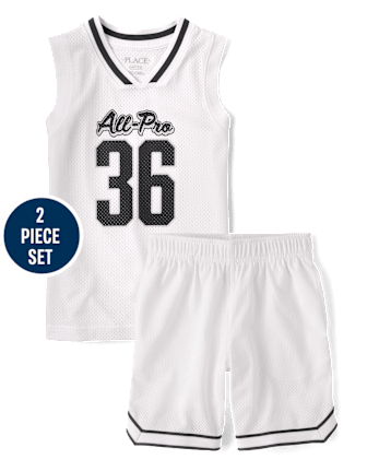 Kids Quick Dry All-Pro Varsity Mesh 2-Piece Outfit Set