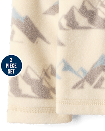 Toddler Boys Mountain Microfleece 2-Piece Outfit Set - MULTI CLR
