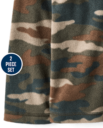 Toddler Boys Camo Microfleece 2-Piece Outfit Set - MULTI CLR