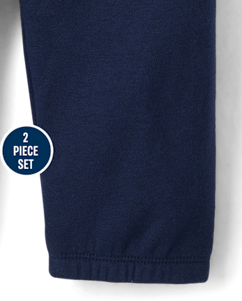 Toddler Boys Christmas Truck Premium Fleece 2-Piece Outfit Set - TIDAL