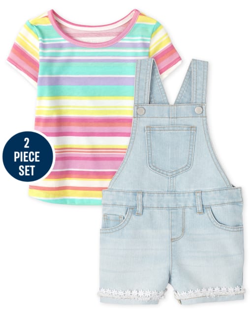 The Childrens Place Baby Girls Casual Short Sets