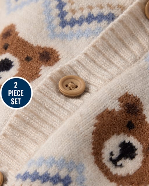 Ensemble 2 pièces pull bébé ours Fair Isle - lbl_product_image_view_2