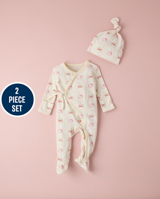 Baby Girls Hello KittyÂ® Floral Pointelle 2-Piece Outfit Set - lbl_product_image_view_2