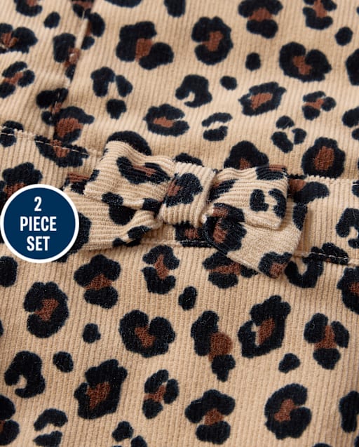 Baby Girls Leopard 2-Piece Outfit Set - The Leopard Edit - lbl_product_image_view_2