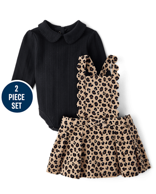 Baby Girls Leopard 2-Piece Outfit Set - The Leopard Edit - lbl_product_image_view_1