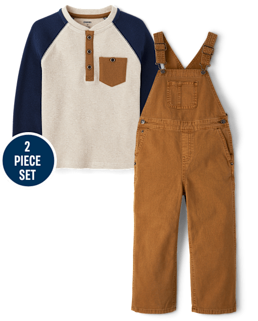 Boys Colorblock 2-Piece Outfit Set - Little Essentials