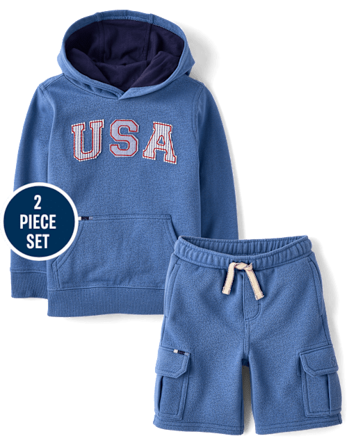 Kids Applique USA 2-Piece Outfit Set - Nantucket Charm - lbl_product_image_view_1