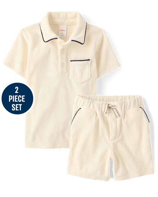Boys Contrast Terry 2-Piece Outfit Set - Nantucket Charm - lbl_product_image_view_1