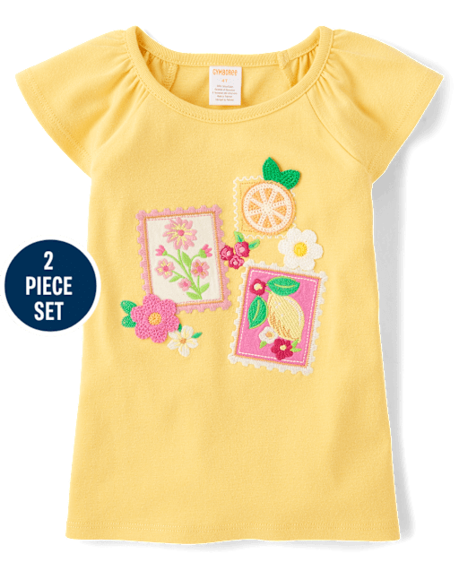 Girls Embroidered Stamp 2-Piece Outfit Set - Amalfi Coast - lbl_product_image_view_2