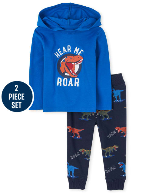 Conjunto de atuendo Hear Me Roar para bebés y niños pequeños
