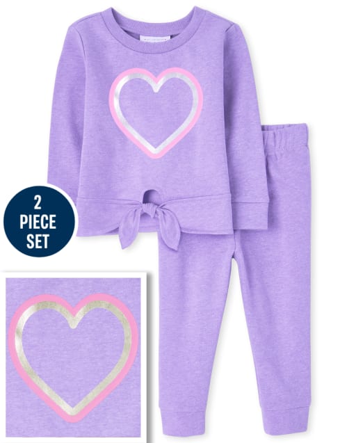 Toddler Girls Heart 2-Piece Set