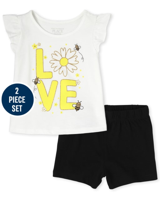 Toddler Girls Daisy Love 2-Piece Set