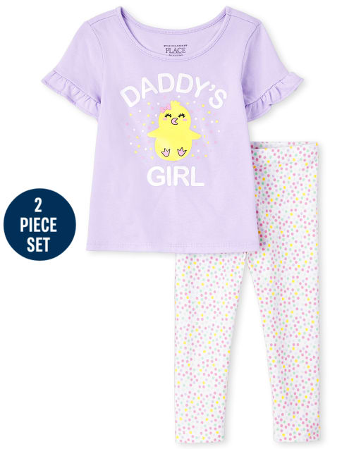 Toddler Girls Chick Outfit Set