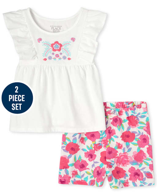 Toddler Girls Floral 2-Piece Set