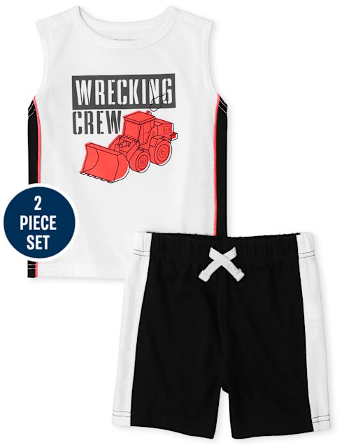 Baby And Toddler Boys Graphic 2-Piece Set