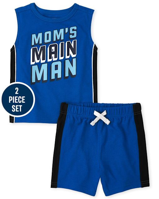 Baby And Toddler Boys Graphic 2-Piece Set