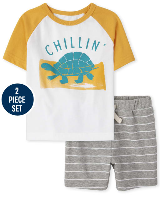 Ensemble 2 pièces tortue pour tout-petit garçon