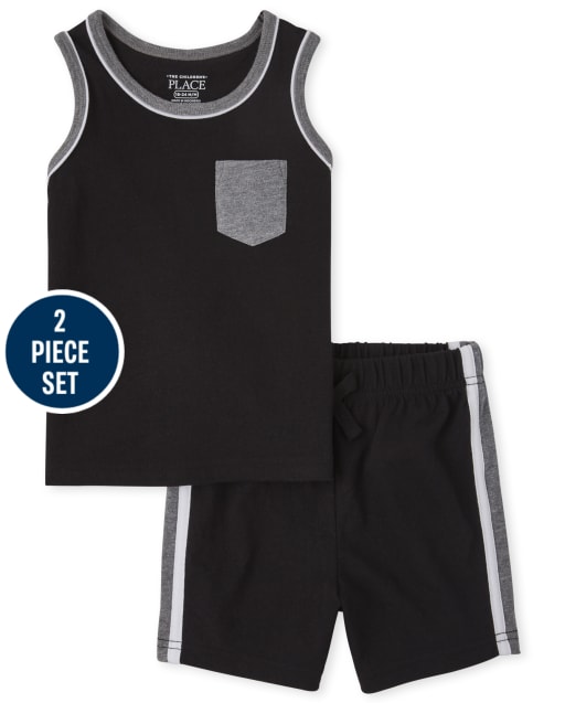 Conjunto activo de 2 piezas para bebés y niños pequeños