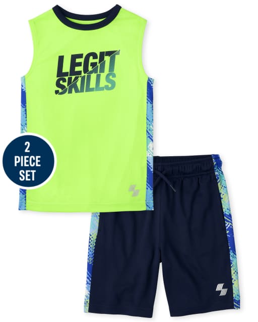 Boys Skills 2-Piece Performance Set