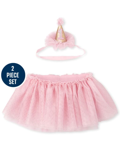 Baby Girls Birthday 2-Piece Accessories Set