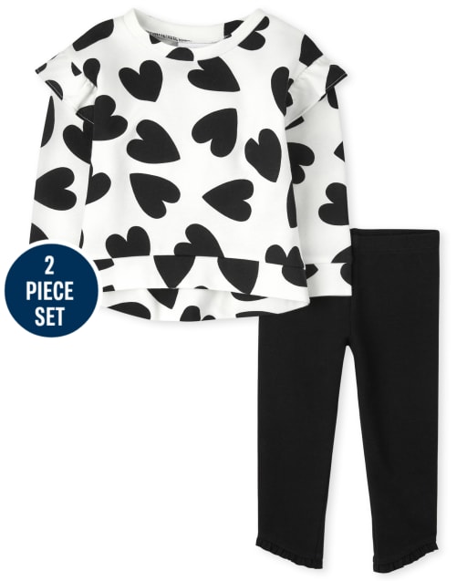 Toddler Girls Heart 2-Piece Set