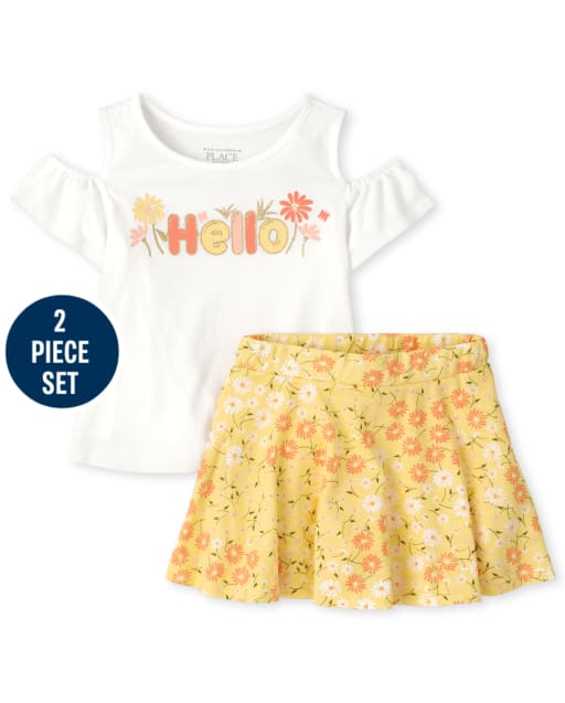 Toddler Girls Floral 2-Piece Set