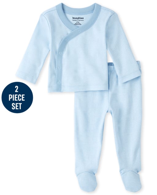 Baby Boys Striped 2-Piece Take Me Home Set