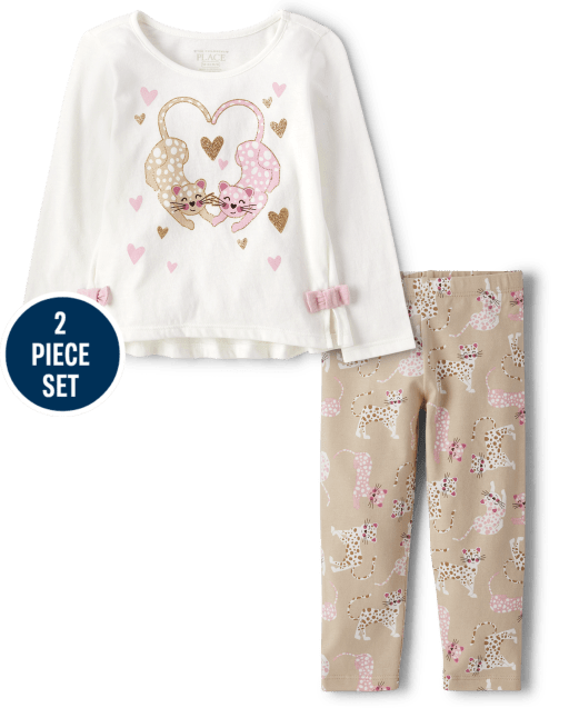 Toddler Girls Leopard 2-Piece Set