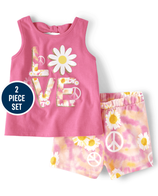 Toddler Girls Love Daisy 2-Piece Set