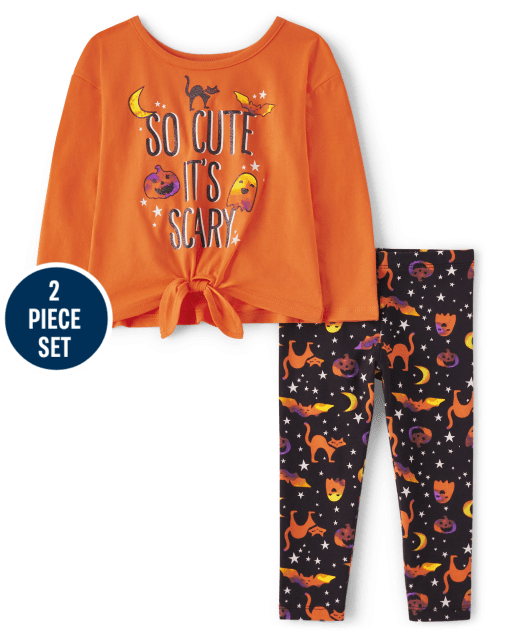 Toddler Girls Halloween 2-Piece Set