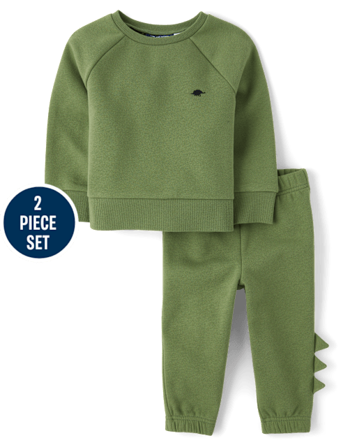 bébé et tout-petit, garçon Ensemble 2 pièces molleton Dino Premium