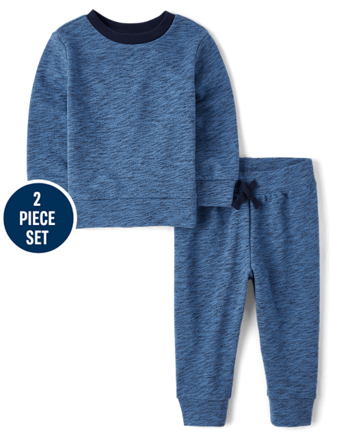 Conjunto de 2 piezas de rizo francés para bebés y niños pequeños
