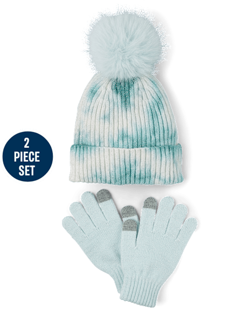 Girls Tie Dye 2-Piece Cold Weather Set