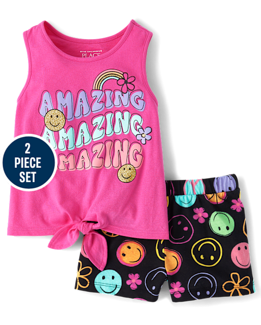 Toddler Girls Amazing 2-Piece Outfit Set
