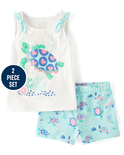 Toddler Girls Animal 2-Piece Outfit Set