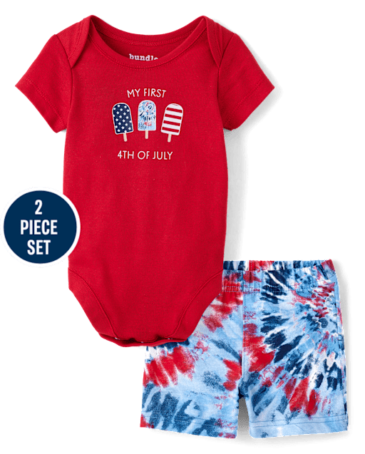 Baby First Fourth Of July 2-Piece Playwear Set