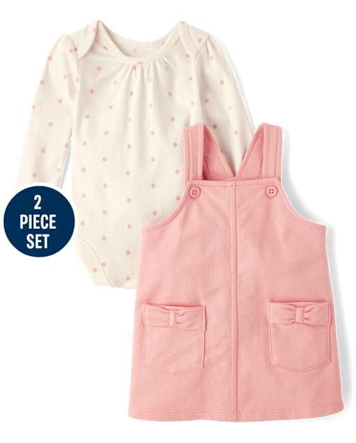 Baby Girls Bow Jumper 2-Piece Playwear Set