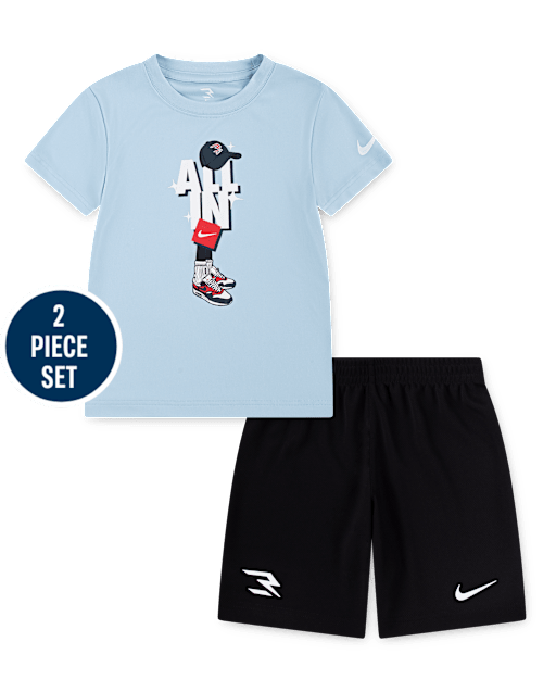 Boys Nike 3BRAND by Russell Wilson Graphic 2-Piece Outfit Set