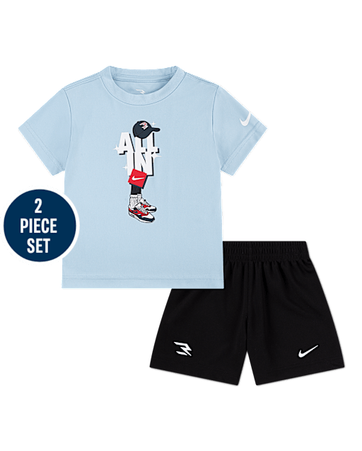 Toddler Boys Nike 3BRAND by Russell Wilson All In Graphic 2-Piece Outfit Set