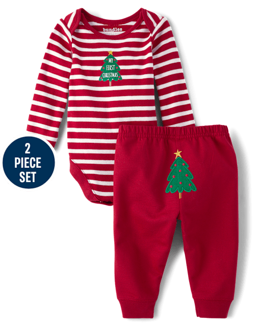 Baby First Christmas 2-Piece Playwear Set