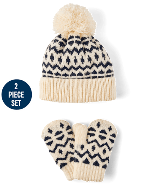 Toddler Boys Fairisle 2-Piece Cold Weather Set