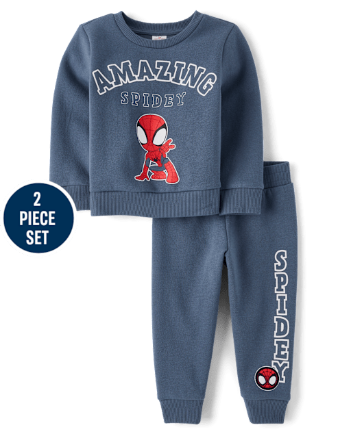 Baby And Toddler Boys Spideyâ¢ 2-Piece Outfit Set