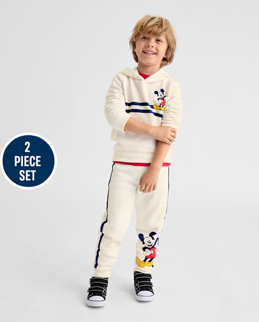 Baby And Toddler Boys Mickey Mouseâ¢ 2-Piece Outfit Set